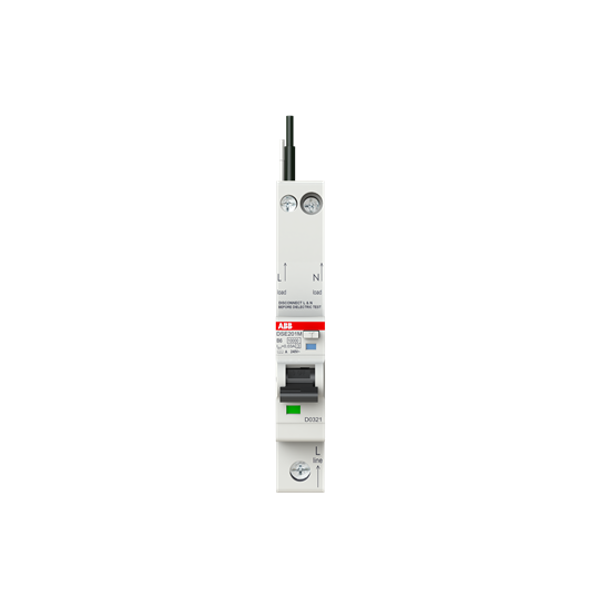 DSE201 M B6 A30 - N Black Residual Current Circuit Breaker with Overcurrent Protection image 3