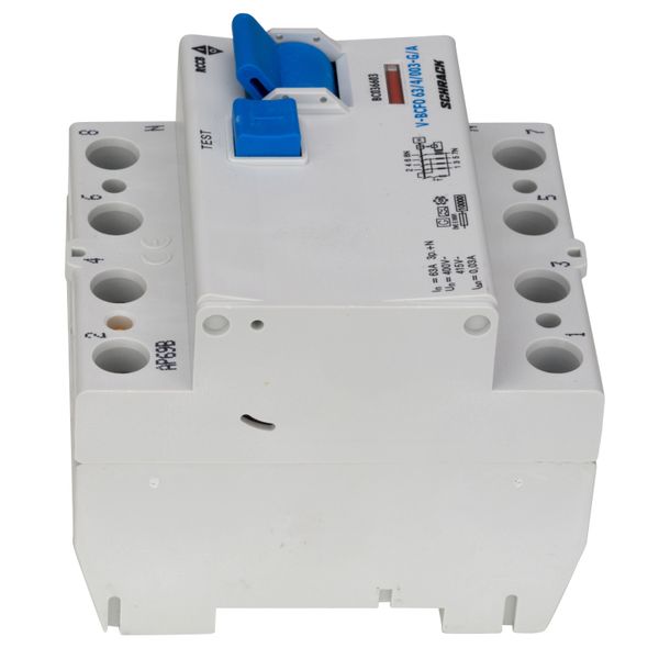 Residual current circuit breaker 63A, 4-p, 30mA, type A,G,V image 9