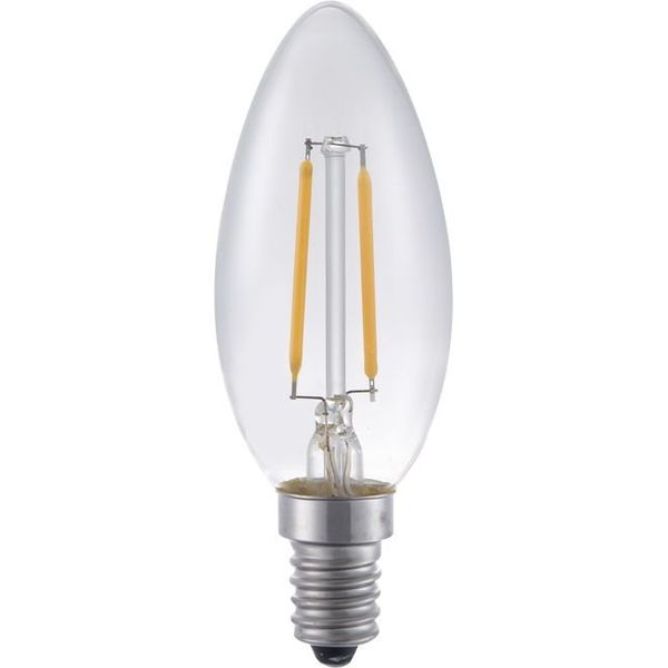 LED E14 Fila Candle C35x97 230V 250Lm 2.8W 827 AC Clear Dim image 2