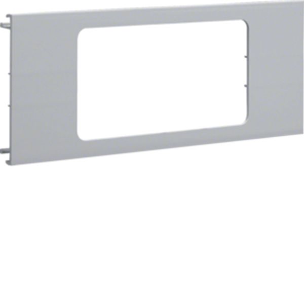 Pre-cut lid 2gang,BR70130,light grey image 1