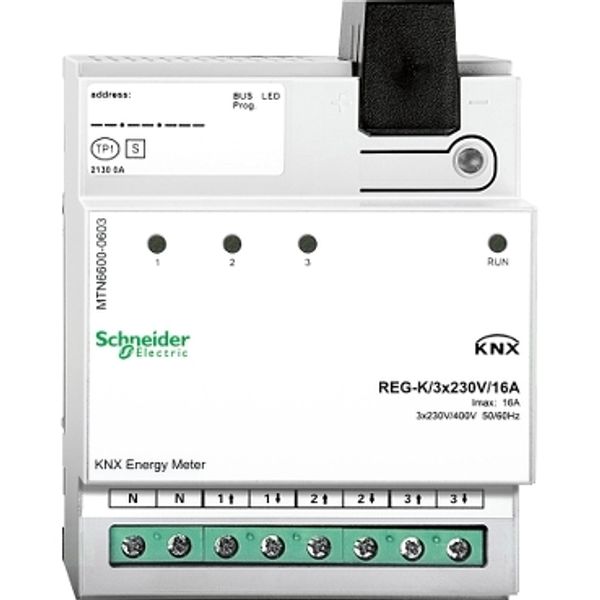 Merten KNX - Energy meter - 3 x 230 V - 16 A image 2