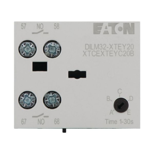 Timer module, 100-130VAC, 1-30s, star-delta image 10