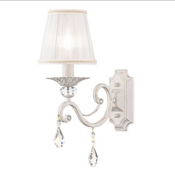 Elegant Grace Wall Lamp White with Gold image 2