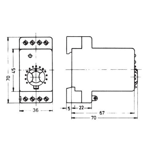 Temperature controller on mounting rail -40...20C, AC 230V, 1 changeover contact, potential free, 10 A image 3