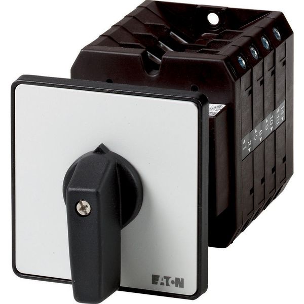 On-Off switch, 6 pole + 1 N/O + 1 N/C, 63 A, 90 °, rear mounting image 2