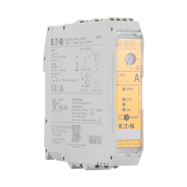 DOL starter, 24 V DC, 1,5 - 7 (AC-53a), 9 (AC-51) A, Screw terminals, Controlled stop, PTB 19 ATEX 3000 image 16