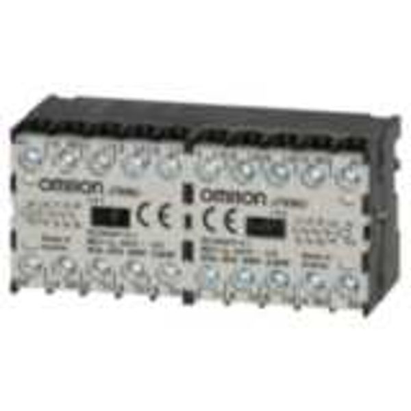 Micro contactor relay, 4-pole (4 NO), 12 A AC1 (up to 440 VAC), 90 VAC image 3