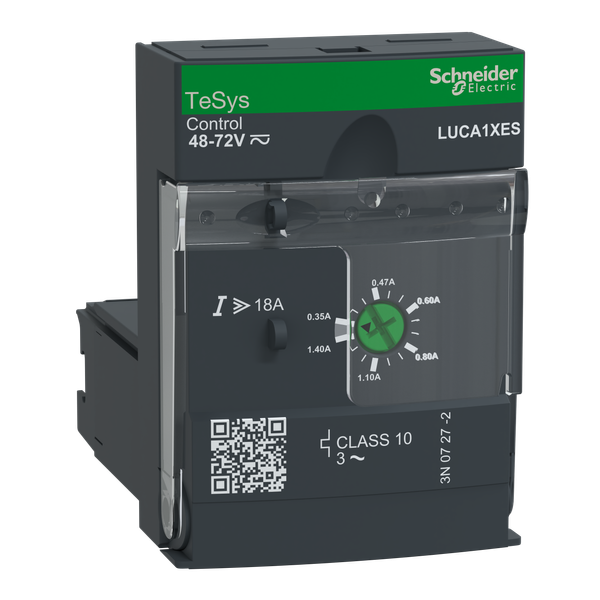 Standard control unit, TeSys Ultra, 0.35-1.4A, 3P motors, thermal magnetic protection, class 10, coil 48-72V AC/DC image 6
