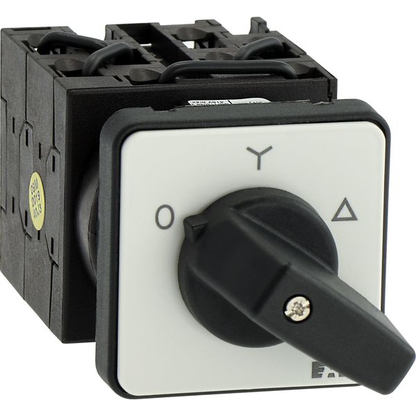 Star-delta switches, T0, 20 A, flush mounting, 4 contact unit(s), Contacts: 8, 60 °, maintained, With 0 (Off) position, 0-Y-D, Design number 8410 image 13