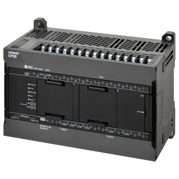 CP2E series compact PLC - Network type; 24 DI, 16 DO; Relay output; Po CP2W0009H image 3