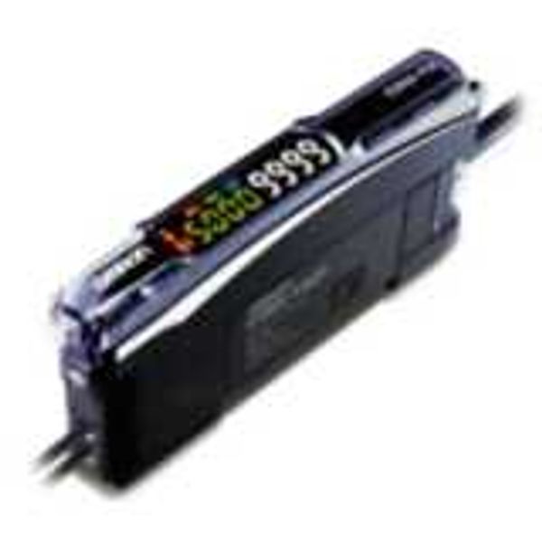 Fiber amplifier, twin digital display, smart tuning, NPN, double outpu E3NX7001H image 2