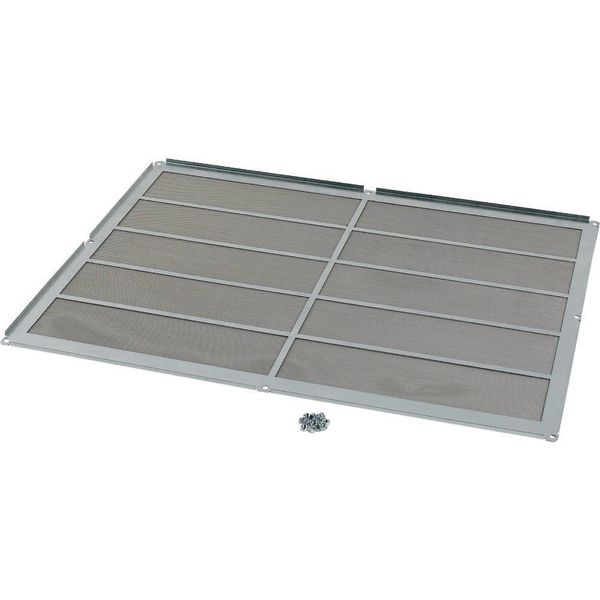 Grid / metal braiding IP4X for rear walls, 2 columns, grey image 2