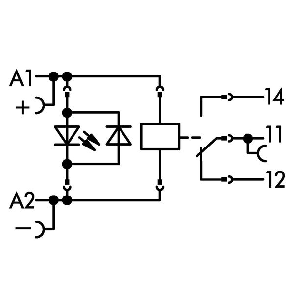 Relay module Nominal input voltage: 24 VDC 1 changeover contact image 8