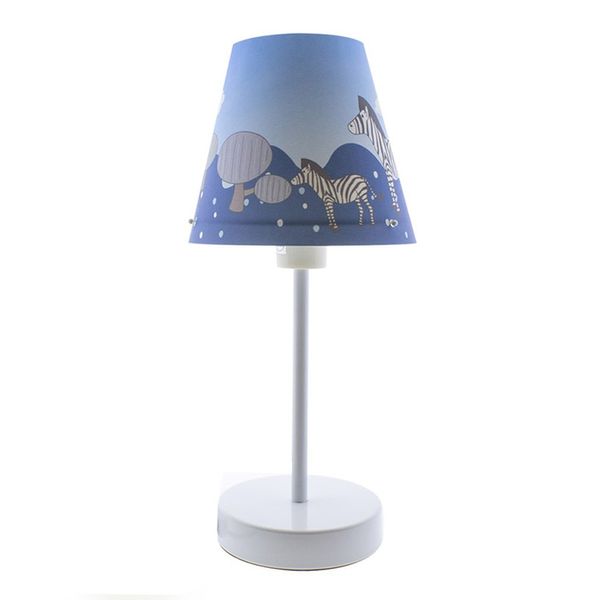 Animals Blue Nursery Table Lamp image 1