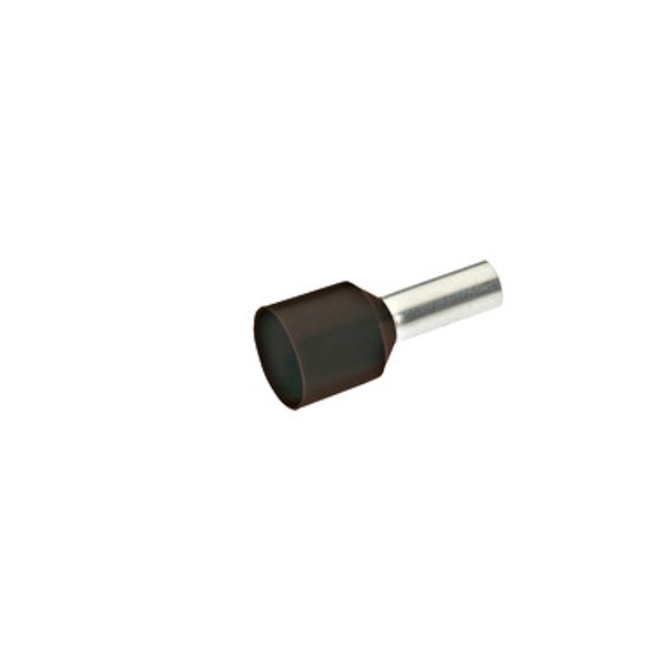 Isol. ferrule, short & ground-fault safe, 1.5ý 10mm, black image 1