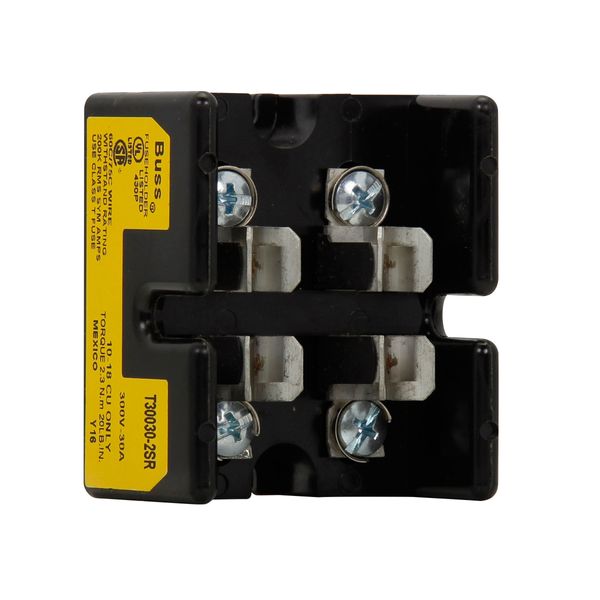 Eaton Bussmann series Class T modular fuse block, 300 Vac, 300 Vdc, 0-30A, Screw, Two-pole image 10