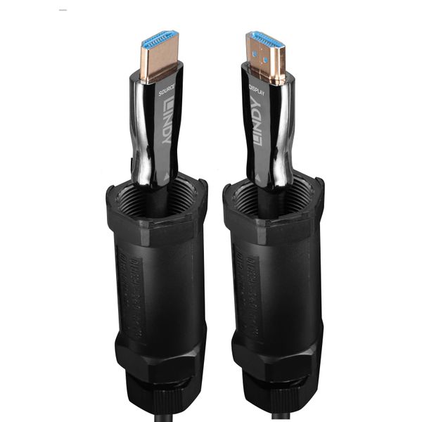 70m Armored Fibre Optic Hybrid HDMI 8K60 Cable AOC cable with reinforced structure for professional applications image 2