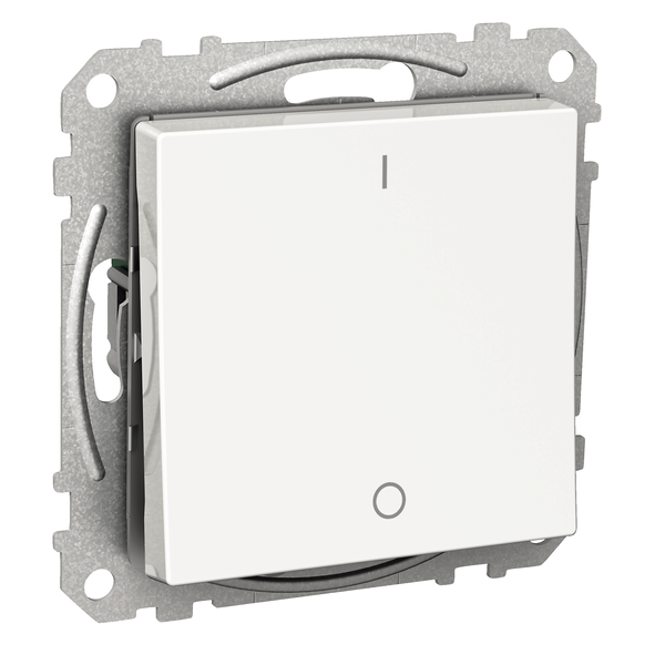 Exxact rocker switch 2-pole screwless white image 4