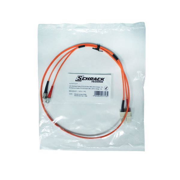 FO Patchcord Duplex ST/SC,50/125æm OM2, LS0H-3, orange, 3.0m image 3