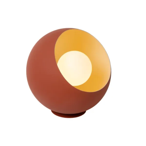 Lucide DOREDOS - Table lamp - Ø 20 cm - 1xE27 - Terracotta image 1