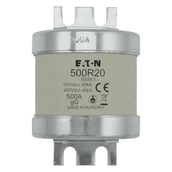 Fuse-link, low voltage, 500 A, AC 660 V, BS88, 74 x 112 mm, gL/gG, BS image 9