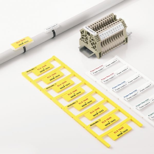 Cable coding system, 16 mm, Printed characters: Based on customer requ image 1