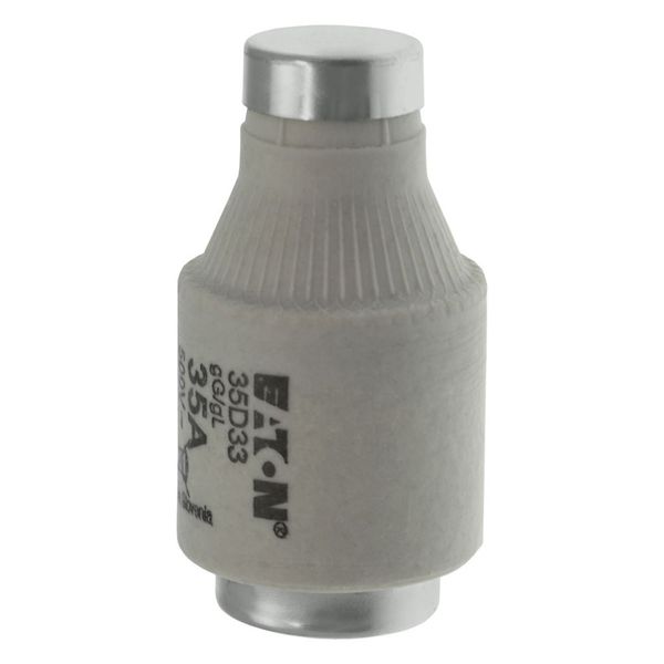 Fuse-link, low voltage, 35 A, AC 500 V, D3, 27 x 16 mm, gR, IEC, fast-acting image 10