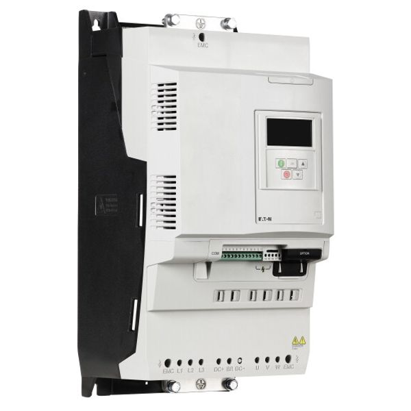 Frequency inverter, 230 V AC, 3-phase, 72 A, 18.5 kW, IP20/NEMA 0, Radio interference suppression filter, Additional PCB protection, DC link choke, FS image 3