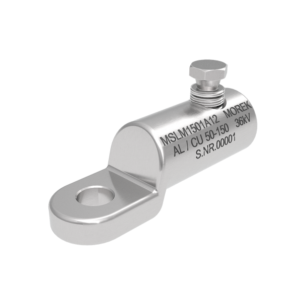 MSLM150 Al/Cu 50-150mm² 36kV 1xAluminum screw SB cable lug M12 image 1