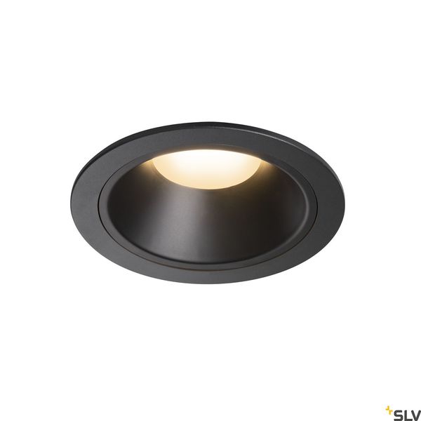 NUMINOS® DL XL, Indoor LED recessed ceiling light black/black 3000K 40° image 1