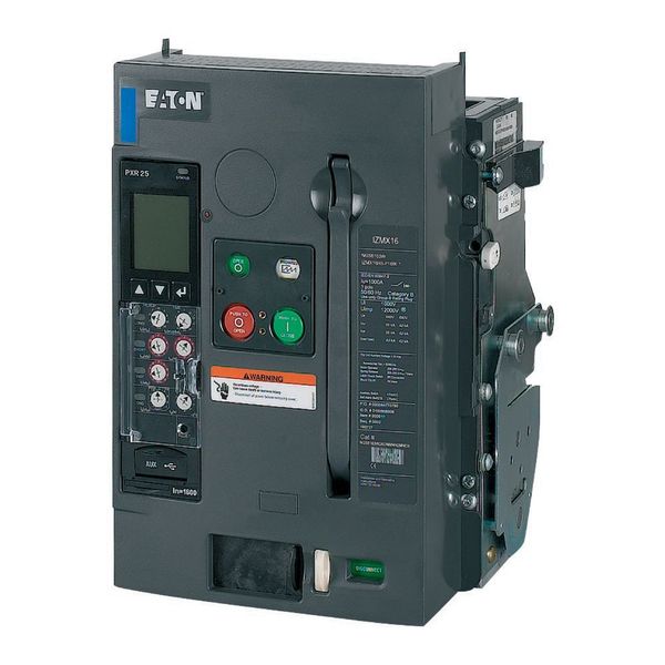 Circuit-breaker, 3 pole, 1600A, 50 kA, Selective operation, IEC, Withdrawable image 4