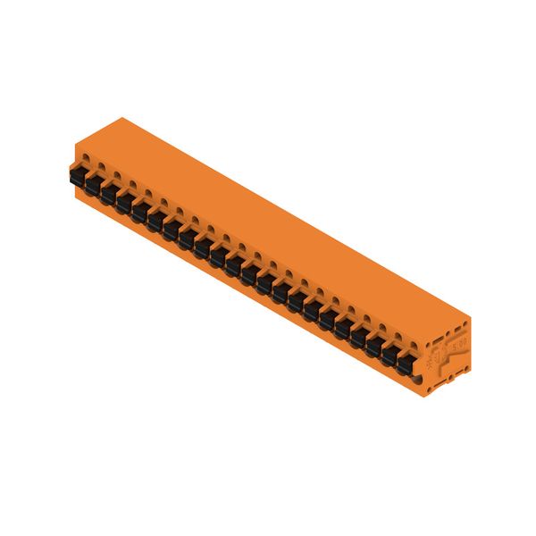 PCB terminal, 5.00 mm, Number of poles: 22, Conductor outlet direction image 2