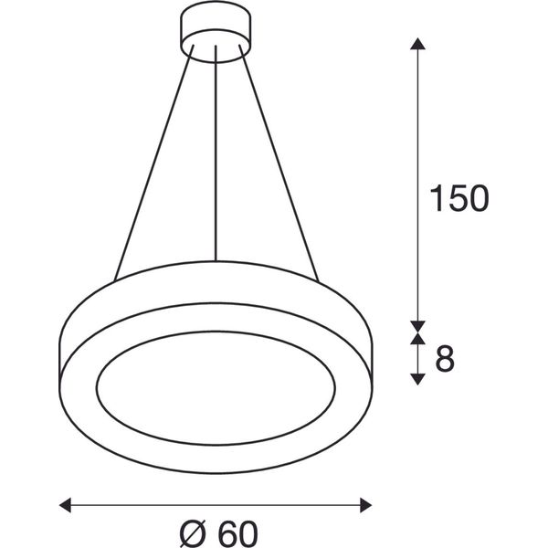 MEDO 2095lm 3000K 230V 105ø white image 2