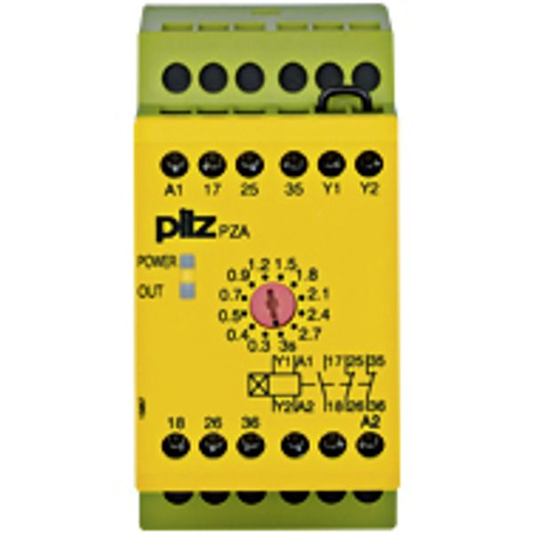 PZA 3/24VDC 1n/o 2n/c image 1