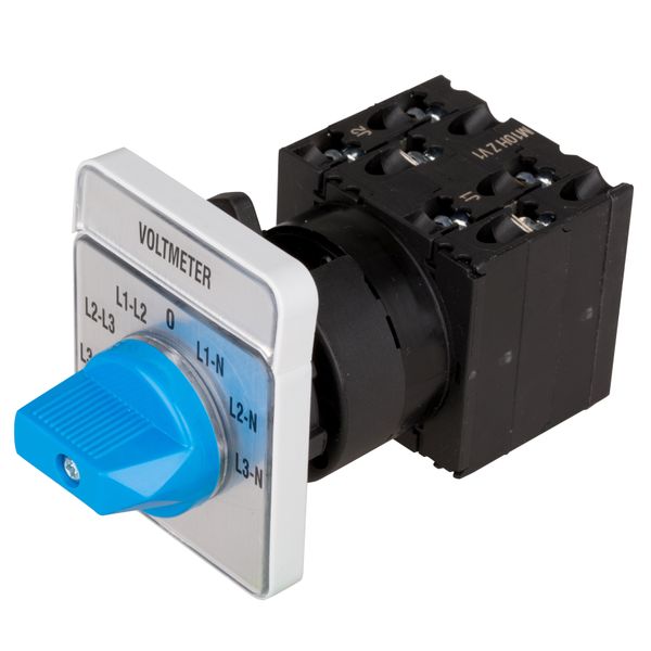 Voltmeter-Selector Switch 3 x L-L / 3 x L-N, Central fixing image 5