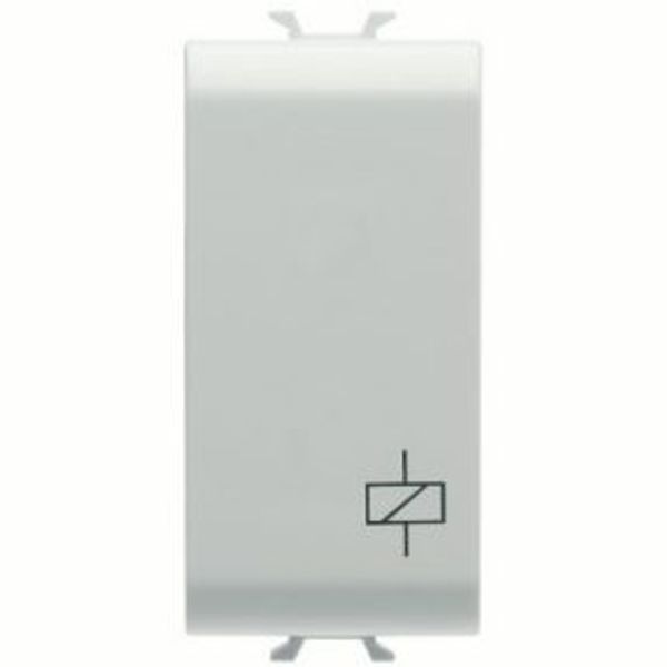 MOMENTARY RELAY 230V ac 50/60Hz - 1P 1NO/NC 10A(AC1)/2A(AC15)250Vac - 1 MODULE - SATIN WHITE - CHORUSMART image 1