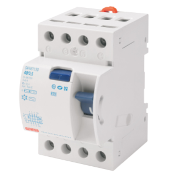 RESIDUAL CURRENT CIRCUIT BREAKER - IDP - 4P 25A TYPE AC INSTANTANEOUS Idn=0,03A - 3 MODULES image 1