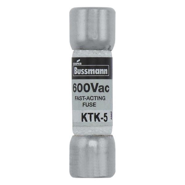 Fuse-link, low voltage, 5 A, AC 600 V, 10 x 38 mm, supplemental, UL, CSA, fast-acting image 16