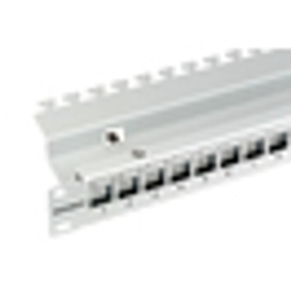 Patchpanel 19" empty for 24 modules (SFA)(SFB), 1U, RAL7035 image 11