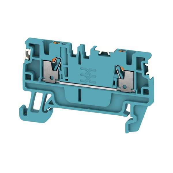 Feed-through terminal block, PUSH IN, 1.5 mm², 500 V, 17.5 A, Number o image 1