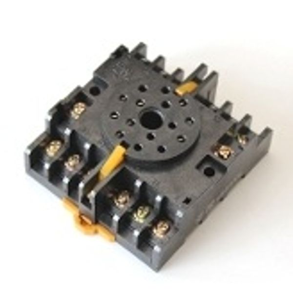 Socket, DIN rail/surface mounting, 14-pin, screw terminals image 1