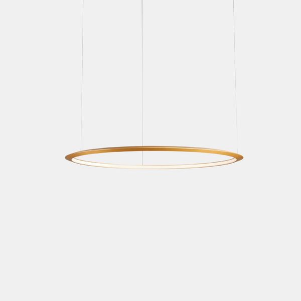 Pendant Circular Inward ø900 Recessed LED 45.6W 1319lm 2400K Gold image 1