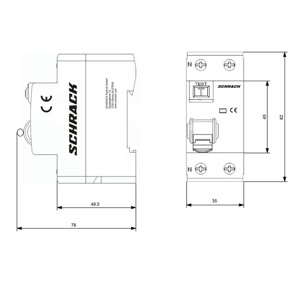 Residual Current Circuit Breaker 10kA, 63A, 2-pole, 300mA, S image 4