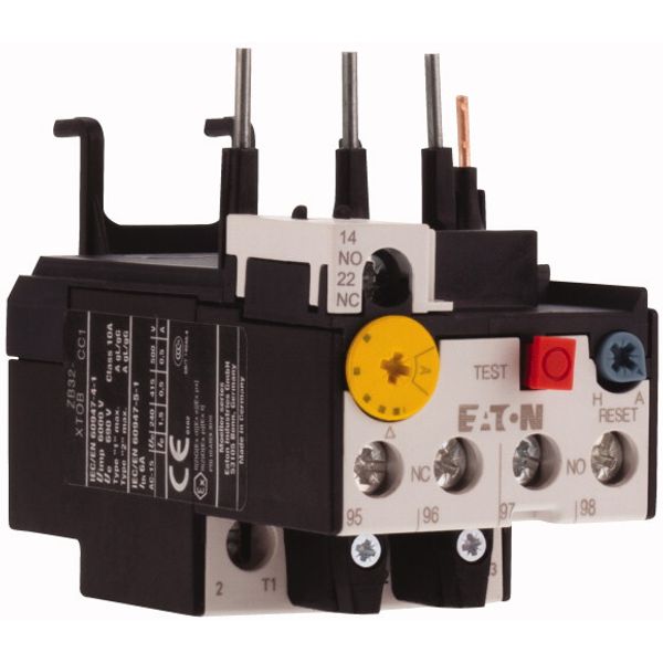 Overload relay, ZB32, Ir= 4 - 6 A, 1 N/O, 1 N/C, Direct mounting, IP20 image 4