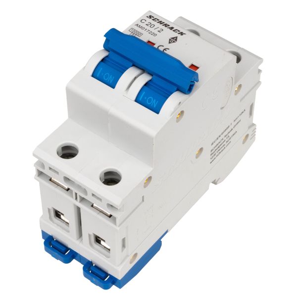 Miniature Circuit Breaker (MCB) AMPARO 10kA, C 20A, 2-pole image 6