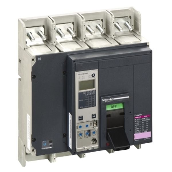 circuit breaker ComPact NS800H, 70 kA at 415 VAC, Micrologic 5.0 A trip unit, 800 A, fixed,4 poles 4d image 2