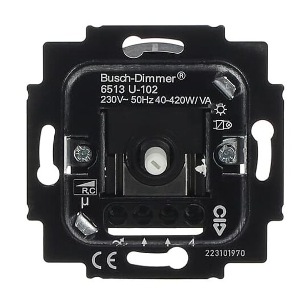 6513-102 Electronic Rotary / Push Button Dimmer (all Loads incl. LED, DALI) image 3