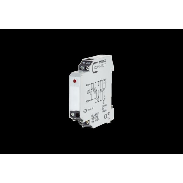 KRA-M6/21, 1 changeover contact, 24 V AC/DC image 2