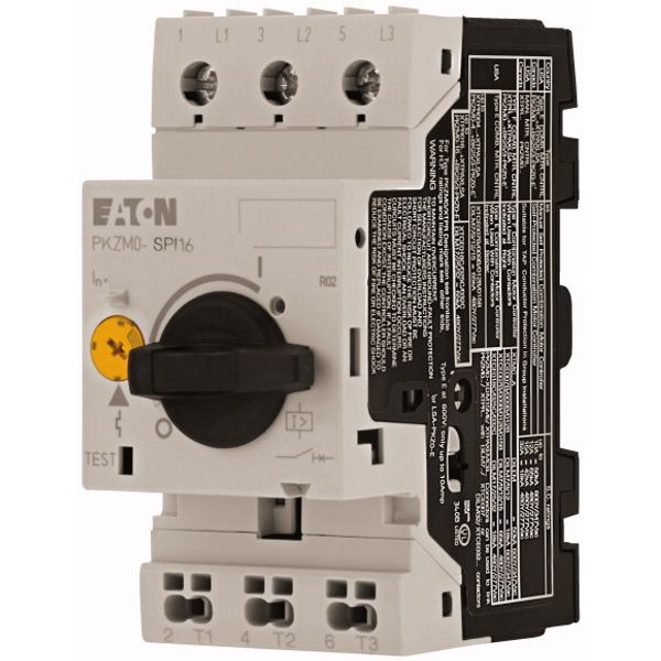 Motor-protective circuit-breaker, 5.5 kW, 8 - 12 A, Feed-side screw terminals/output-side push-in terminals image 2