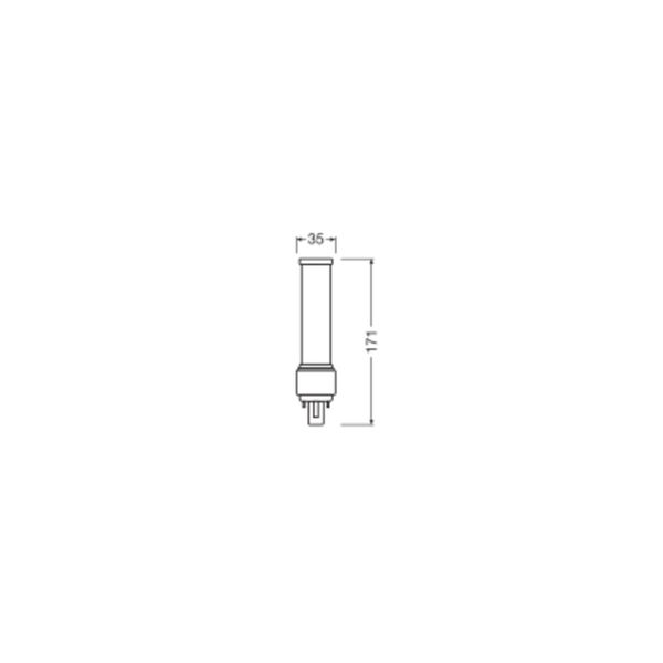 OSRAM DULUX LED D EM & AC MAINS 9W 830 G24D-3 image 10